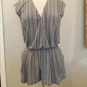 BCBGenerations multi colored shorts/romper